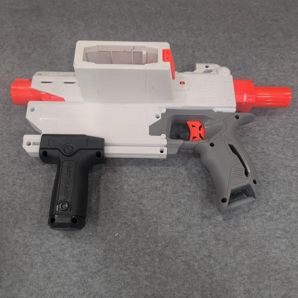 Nerf Modulus Mediator White Orange Gray Toy Blaster Gun - Picture 2 of 2